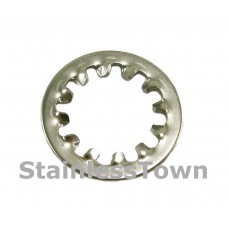 Int Tooth Star Lock Washer #10 Stainless